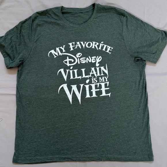 Disney Other - Disney‎ Dark Green Villain Graphic Tee